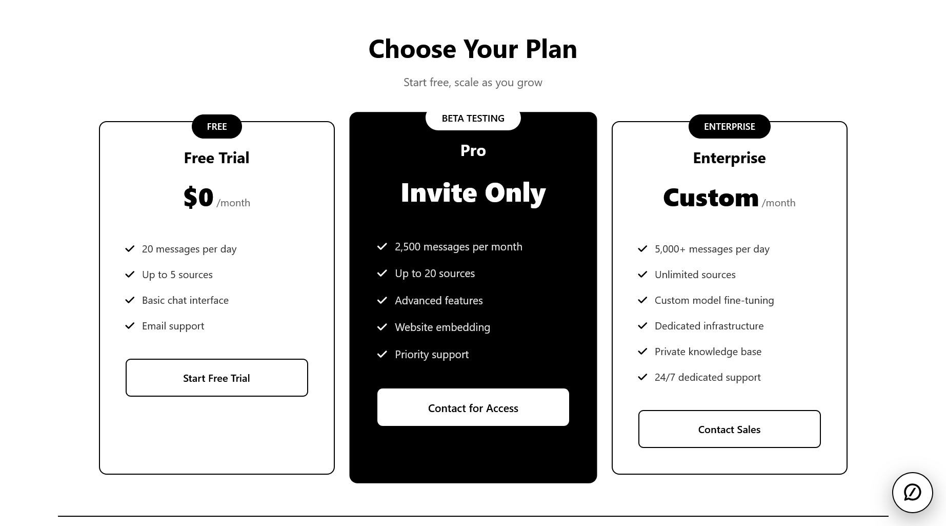 Available subscription plans and pricing options for PragBase