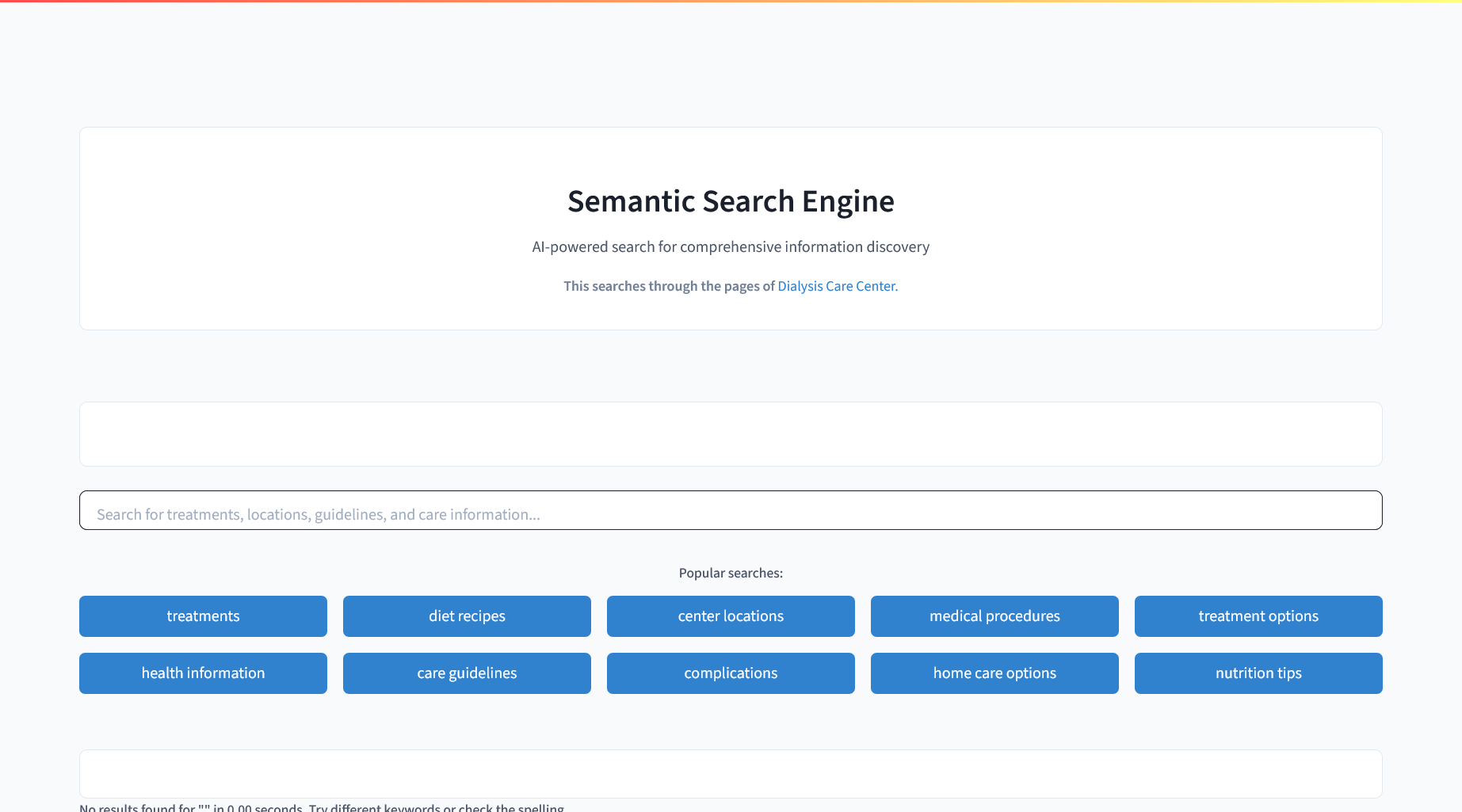 Semantic Search Engine
